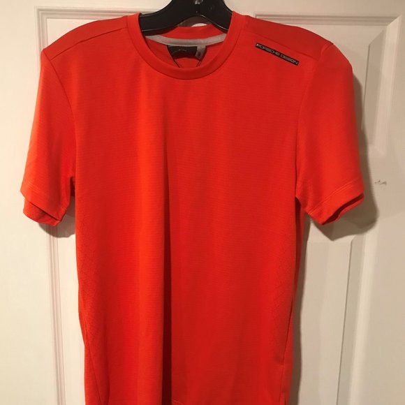 Adidas Porsche RUN BS Red Tee shirt - Picture 1 of 5